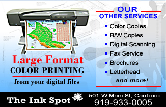Large Format Color Printing Available!